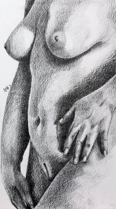 Original Fine Art Nude Drawings by Celeste von Solms