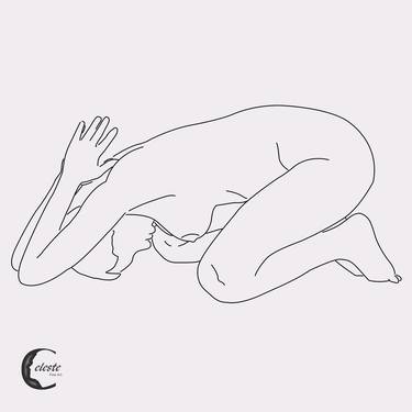 Print of Illustration Nude Digital by Celeste von Solms