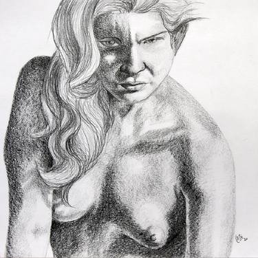 Original Portraiture Portrait Drawings by Celeste von Solms