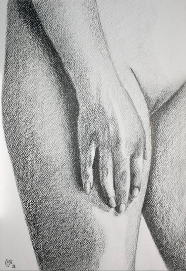 Original Fine Art Nude Drawings by Celeste von Solms
