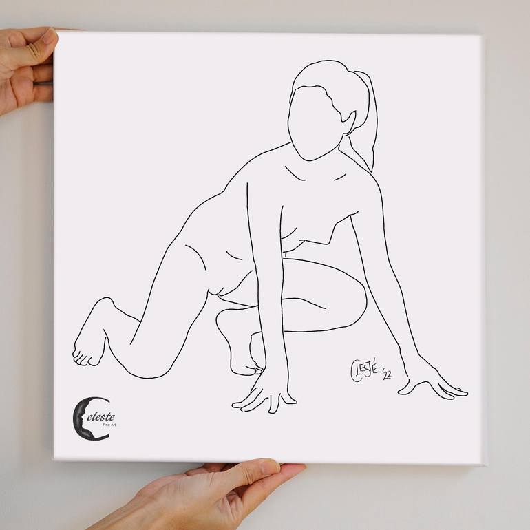 Original Contemporary Nude Digital by Celeste von Solms