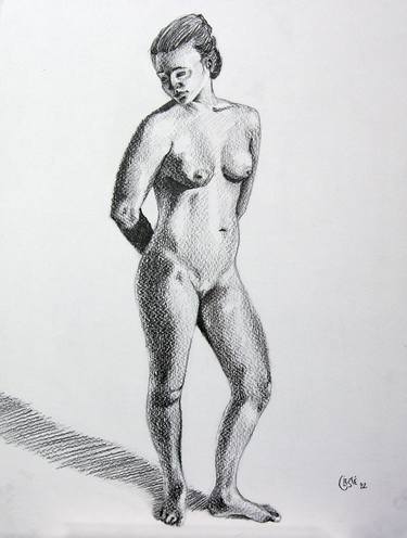 Original Fine Art Body Drawings by Celeste von Solms