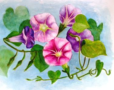 Print of Floral Paintings by Lali Todorova