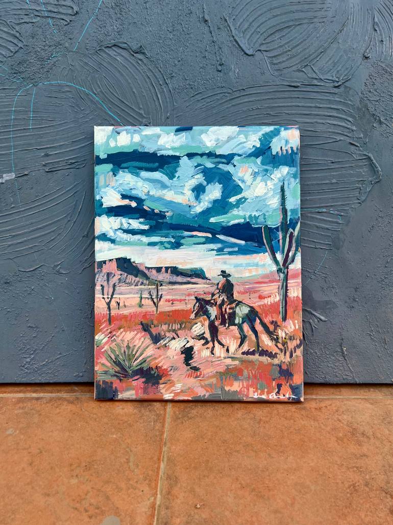 Original Expressionism Landscape Painting by Isabel Araneda