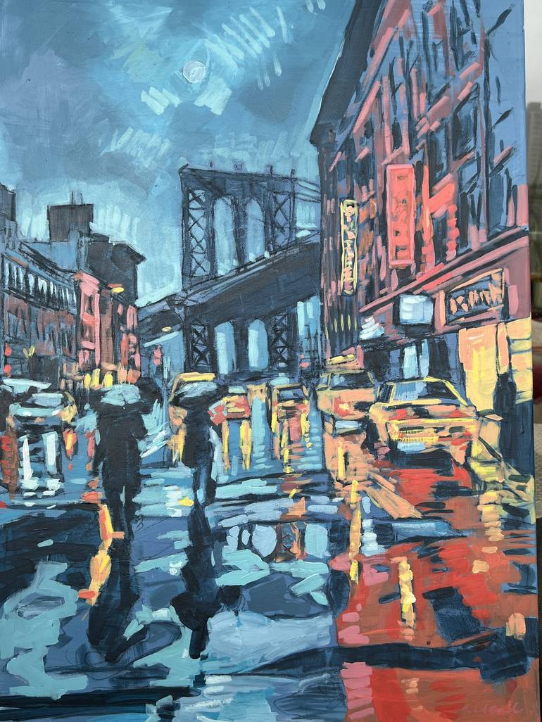 Print of Expressionism Cities Paintings by Isabel Araneda