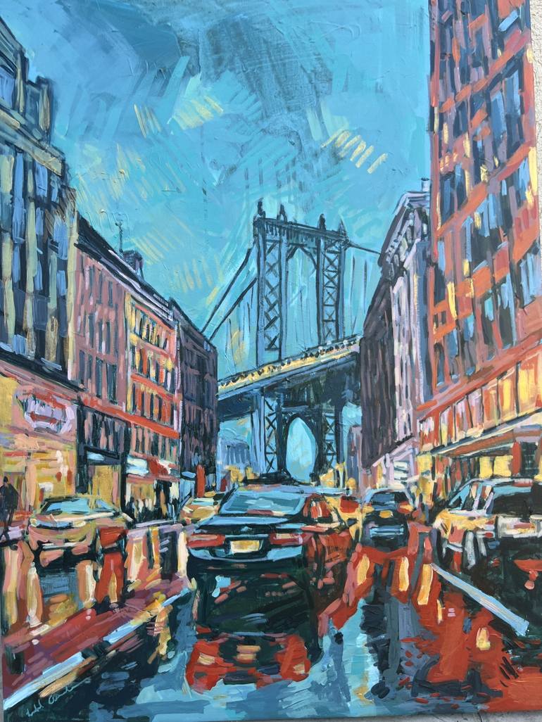 Print of Abstract Expressionism Cities Paintings by Isabel Araneda