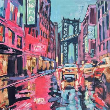 Original Contemporary Cities Painting by Isabel Araneda
