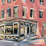Copy of Corner Light, Brooklyn by Isabel margarita Araneda urrutia