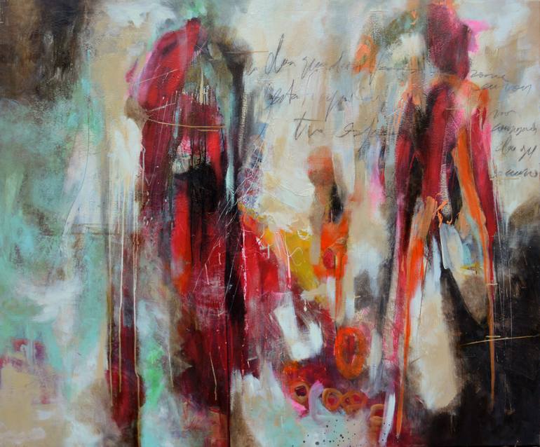 ATTACHED Painting by Alexandra Prieto | Saatchi Art