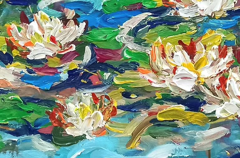 Original Floral Painting by Anh Tuan Le