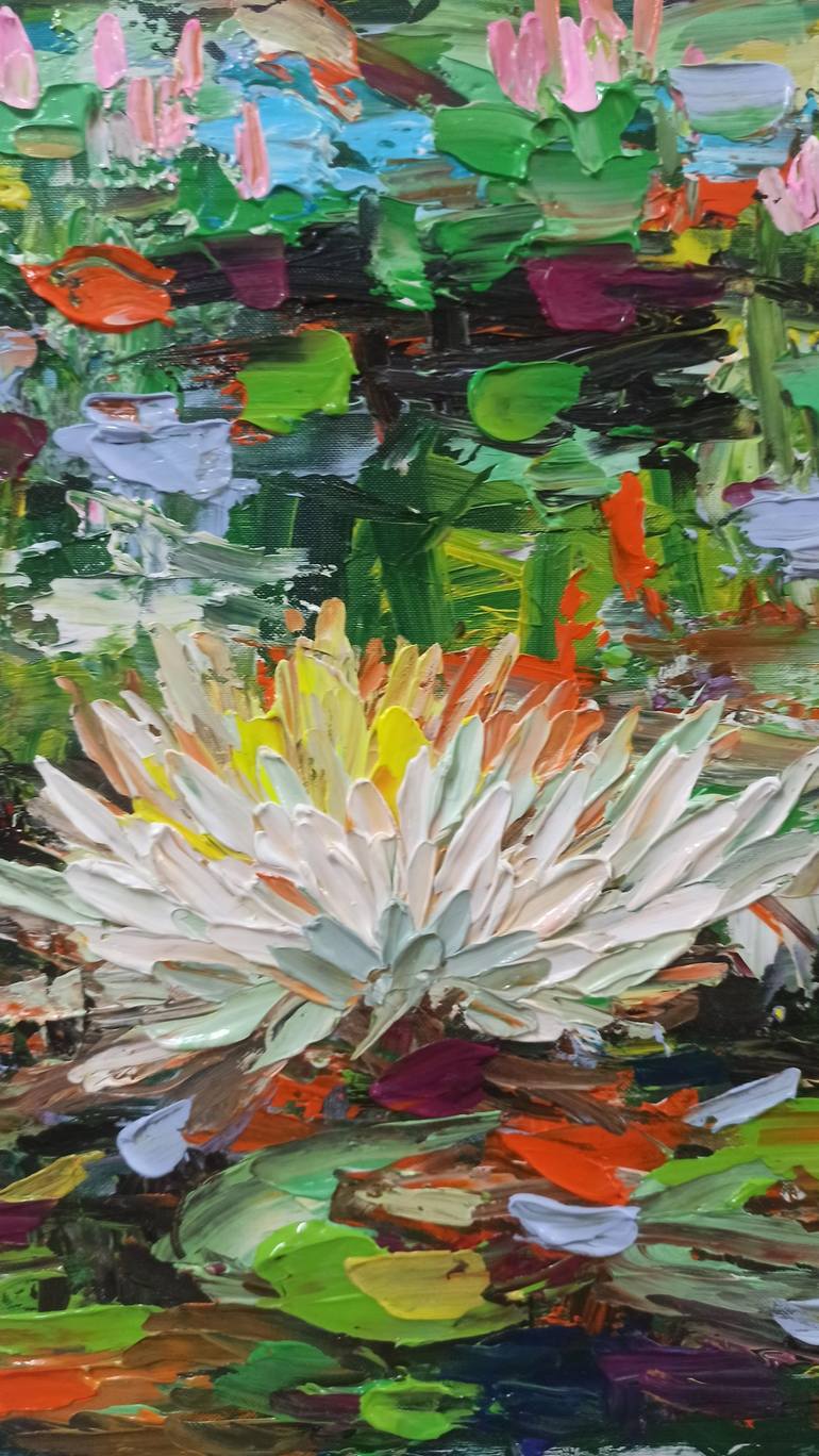 Original Contemporary Floral Painting by Anh Tuan Le