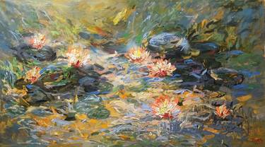 Flowers in the morning dew (100x180cm ), 2023 thumb