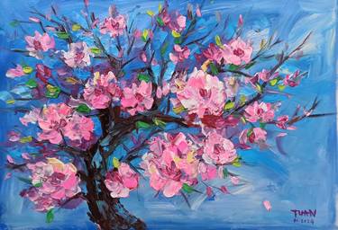 Original Impressionism Floral Paintings by Anh Tuan Le