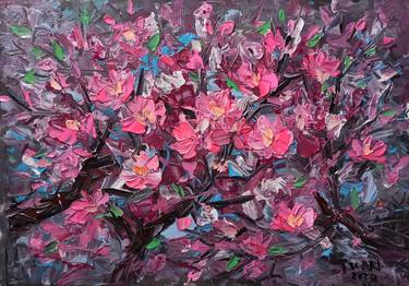 Original Impressionism Floral Paintings by Anh Tuan Le