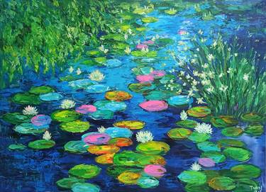 Original Contemporary Floral Paintings by Anh Tuan Le