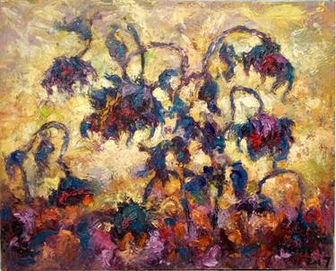 Print of Impressionism Floral Paintings by Anh Tuan Le