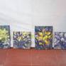 The picture is made of acrylic on canvas, it is 30x40cm in size and will be made in 2017.
