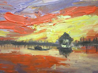 Original Expressionism Landscape Paintings by Anh Tuan Le