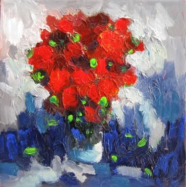 Print of Abstract Expressionism Floral Paintings by Anh Tuan Le