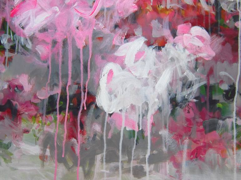 Original Abstract Expressionism Abstract Painting by Anh Tuan Le