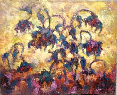 Print of Expressionism Floral Paintings by Anh Tuan Le