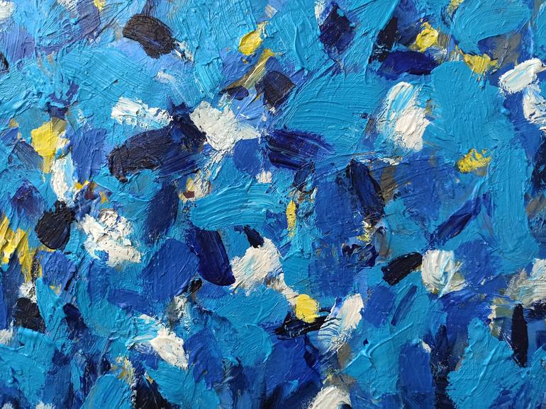 Original Art Deco Abstract Painting by Anh Tuan Le