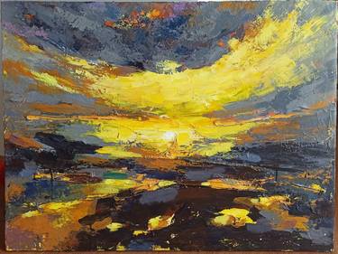 Print of Abstract Expressionism Landscape Paintings by Anh Tuan Le
