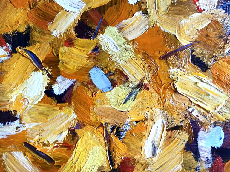 Original Abstract Expressionism Abstract Painting by Anh Tuan Le