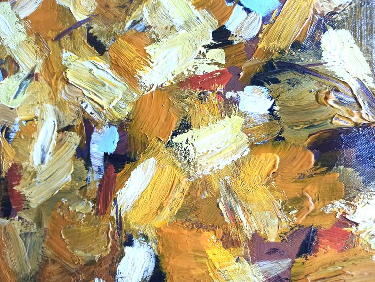 Original Abstract Expressionism Abstract Painting by Anh Tuan Le
