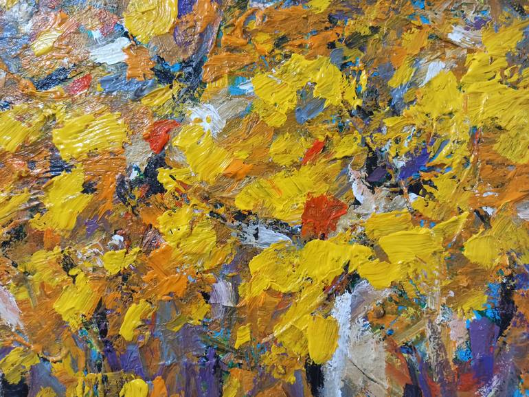 Original Abstract Landscape Painting by Anh Tuan Le