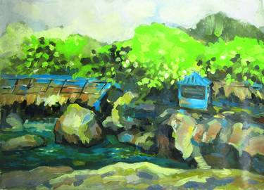 Original Impressionism Landscape Paintings by Anh Tuan Le