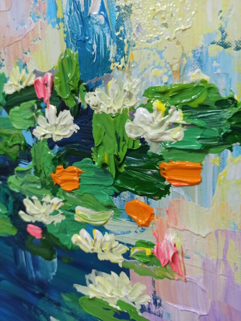 Original Floral Painting by Anh Tuan Le