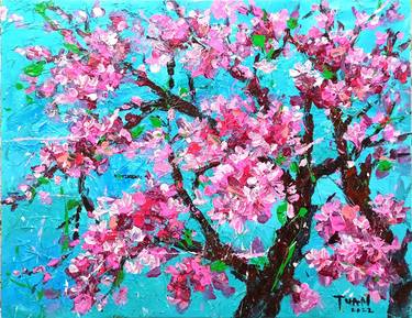 Print of Impressionism Floral Paintings by Anh Tuan Le