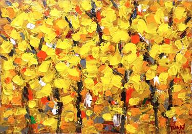 Original Abstract Expressionism Landscape Paintings by Anh Tuan Le