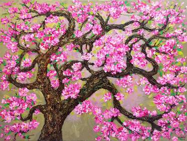 Original Impressionism Floral Paintings by Anh Tuan Le