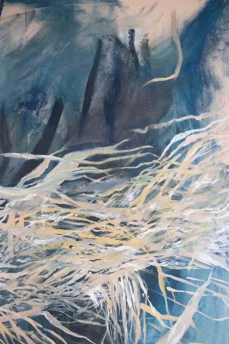 Original Abstract Botanic Painting by Franziska Ostermeier