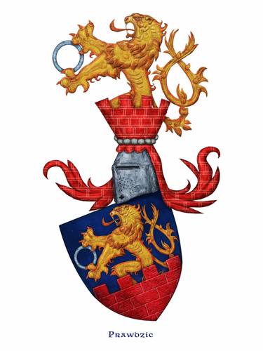 Prawdzic Gothic coat of arms thumb