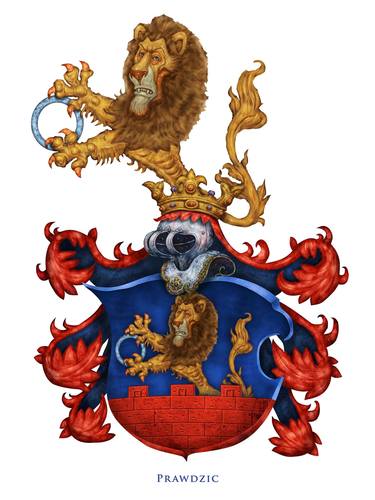 Prawdzic Renaissance coat of arms thumb