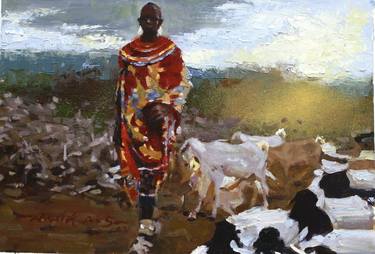 Print of Impressionism Culture Paintings by Suleiman Abdullahi