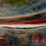 This is an original oil painting on a 80 x 60 cm canvas.

Painted with brush and palette knife. The canvas edge is painted as well, therefor you can hang it with or without the frame. 

Thank you for watching.