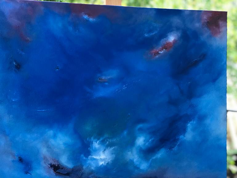Original Impressionism Abstract Painting by Barnabas Hekli