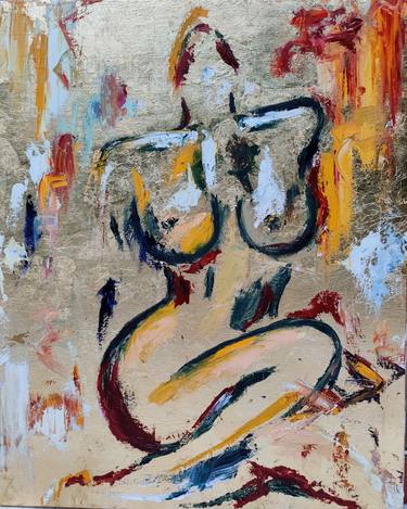 Print of Abstract Nude Paintings by Niloofar Damvar