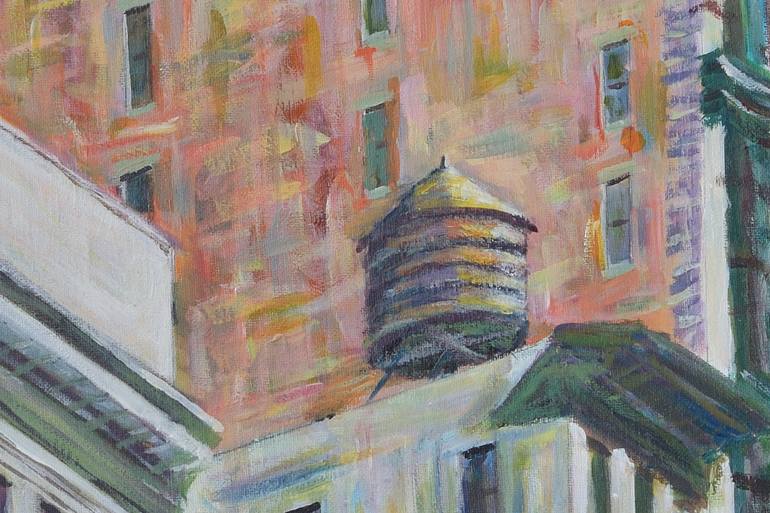 Original Figurative Cities Painting by Julien Jean-Pierre