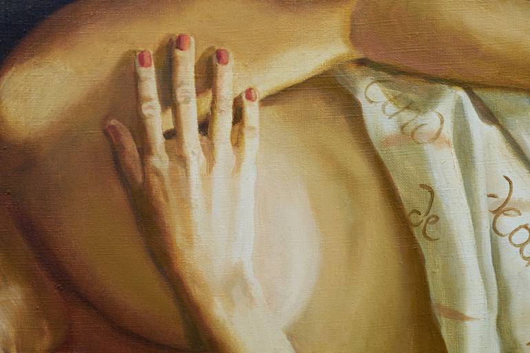 Original Realism Nude Painting by Maxim Ponurovskiy