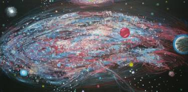 Print of Outer Space Paintings by Ana Dima