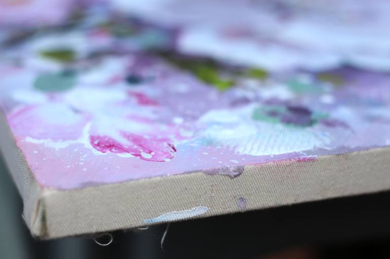 Original Impressionism Floral Painting by Yana Gok