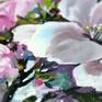 Wondering around my back yard on a spring day and had to  get my paints and canvas to paint the cherry blossoms. Life does spring eternal in our universe.