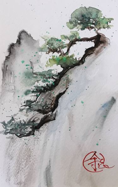 Original Expressionism Tree Paintings by Suchin Ee