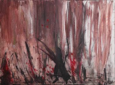 Original Abstract Expressionism Abstract Painting by Gemma Rolfe