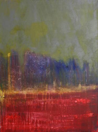 Original Abstract Expressionism Abstract Painting by Gemma Rolfe